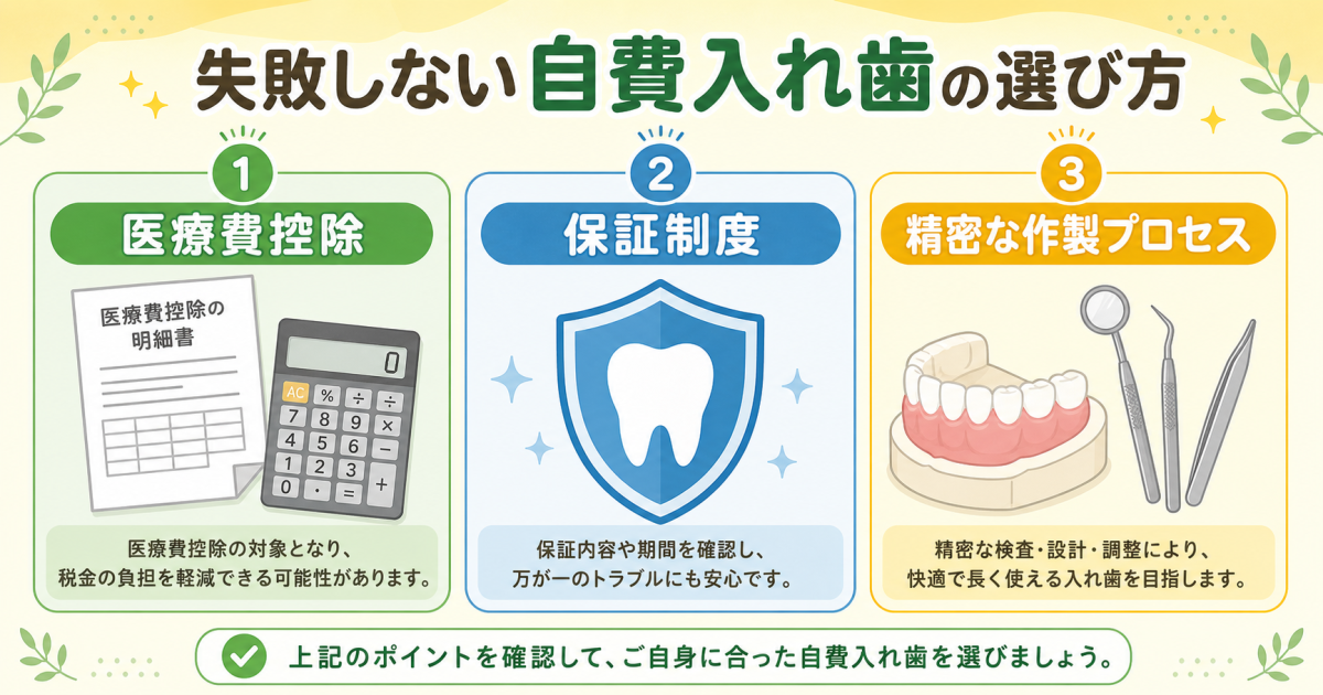 【重要】残った健康な歯を守る!部分入れ歯による「残存歯への負担」の差