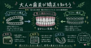 大人の歯並び矯正の基本｜費用・期間と虫歯や後戻りへの対処法