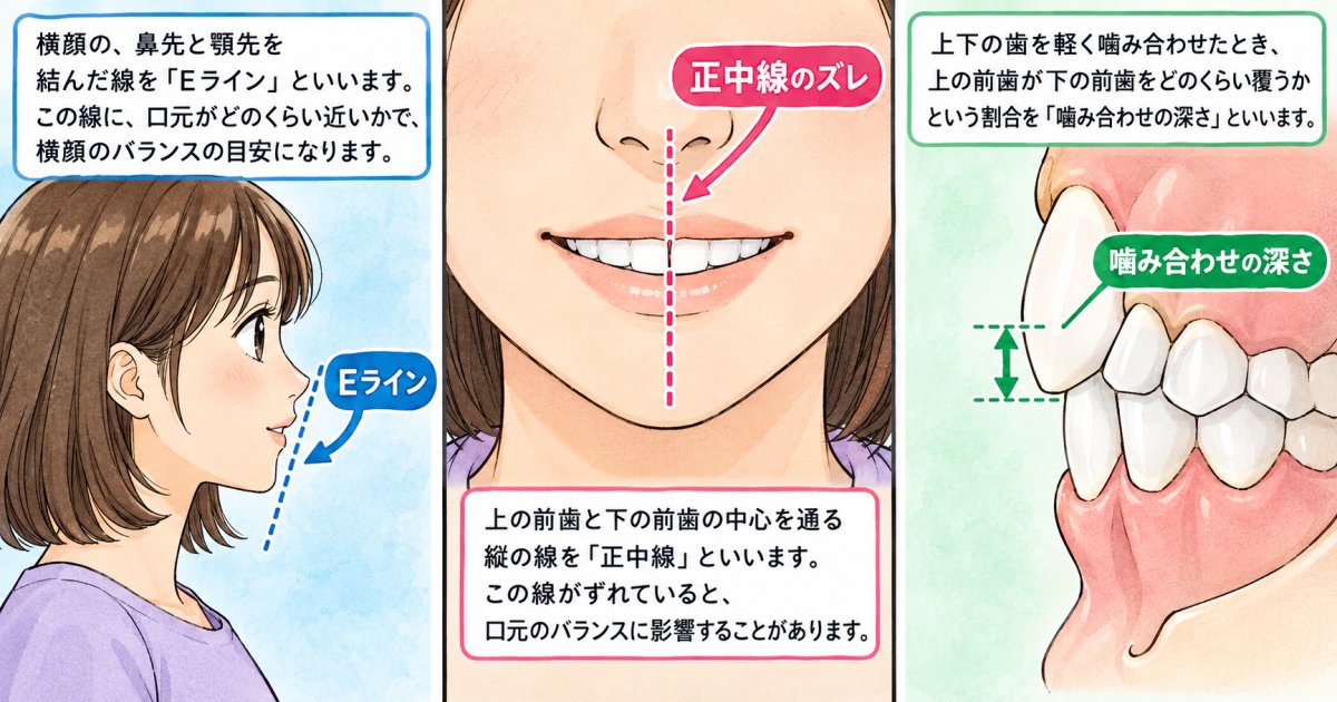 自宅の鏡でできる歯並びセルフチェックの基本項目